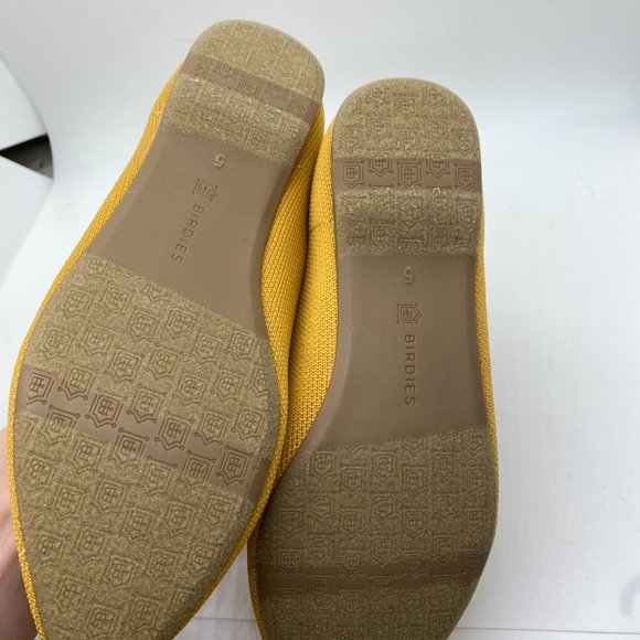 Birdies The Blackbird Mustard Knit Loafer Sz 5 - Picture 6 of 9